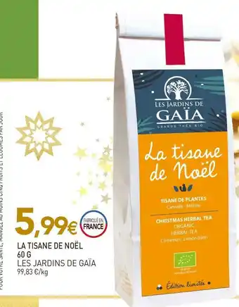 naturéO Les jardins de gaïa la tisane de noël offre