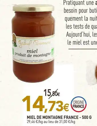 naturéO Miel de montagne france offre