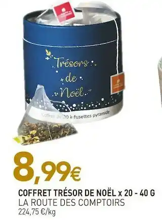 naturéO La route des comptoirs coffret trésor de noël x 20 offre