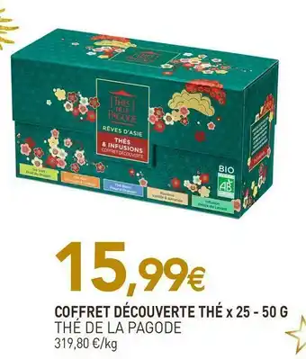 naturéO Thé de la pagode coffret découverte thé x 25 offre