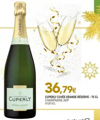 naturéO Cuperly cuvée grande réserve champagne aop offre