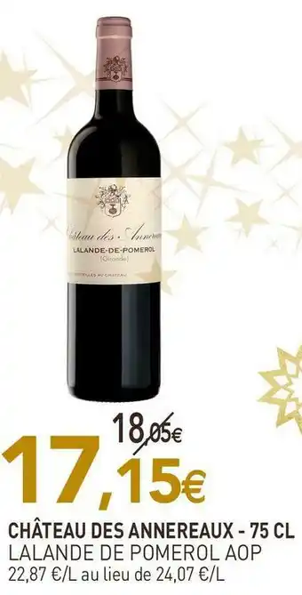 naturéO Lalande de pomerol château des annereaux offre