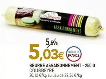 naturéO Courbeyre beurre assaisonnement - 250 g offre
