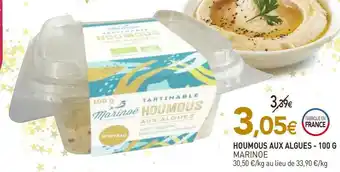 naturéO Marinoe houmous aux algues offre