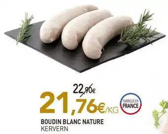 Kervern boudin blanc nature