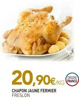 naturéO Freslon chapon jaune fermier offre