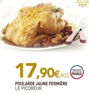 naturéO Le picoreur poularde jaune fermière offre