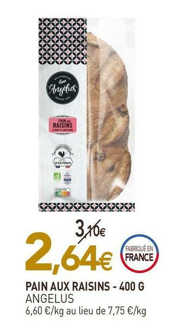 L'angelus pain aux raisins