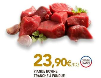 naturéO Viande bovine tranche à fondue offre