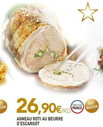 naturéO Agneau roti au beurre d'escargot offre
