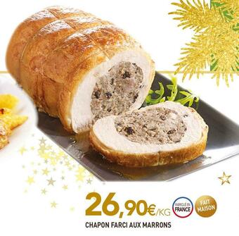 Chapon farci aux marrons