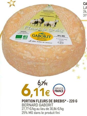 naturéO Bernard gaborit portion fleurs de brebis - 220 g offre