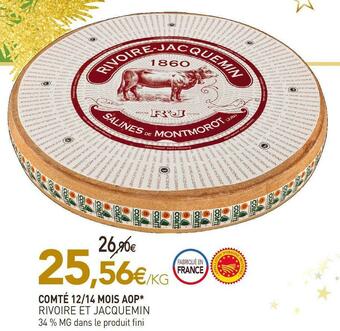 naturéO Rivoire et jacquemin comté 12/14 mois aop offre