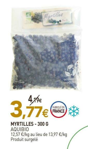 naturéO Aquibio myrtilles offre