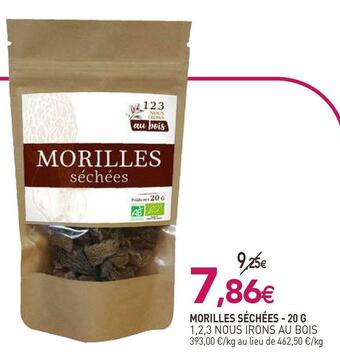 naturéO 1,2,3 nous irons au bois morilles séchées offre