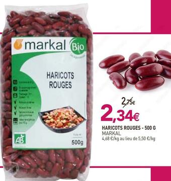 naturéO Markal haricots rouges offre