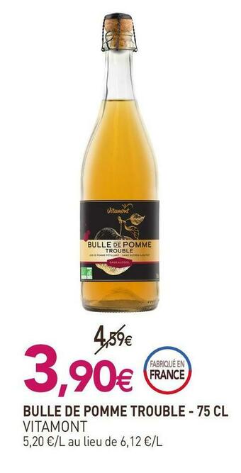 naturéO Vitamont bulle de pomme trouble offre