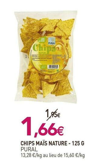 naturéO Pural chips maïs nature offre