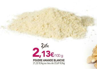 naturéO Poudre amande blanche offre