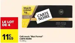 Carrefour Contact Carte noire - café moulu maxi format offre