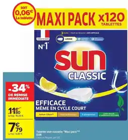 Sun - tablette lave-vaisselle maxi pack