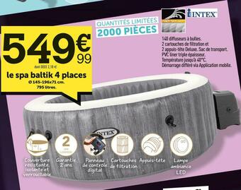 Centrakor Intex le spa baltik 4 places offre