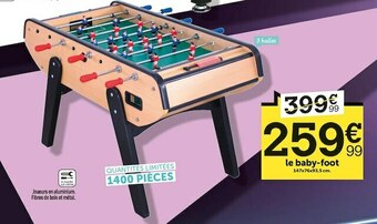 Centrakor Le baby-foot offre