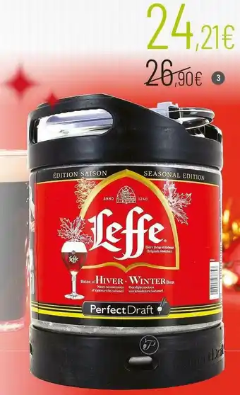 La Vignery Leffe noël fut perfect draft leffe noël offre