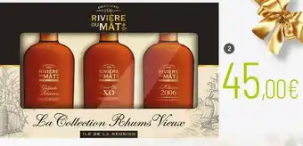 La Vignery Rivière du mat rhum réunion coffret vieux offre
