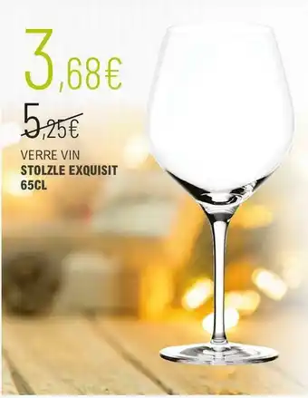 La Vignery Stolzle exquisit verre vin offre