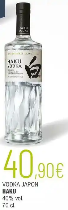 La Vignery Haku vodka japon offre
