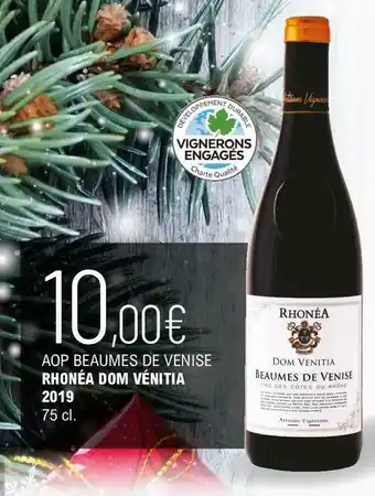 Rhonéa aop beaumes de venise dom vénitia 2019