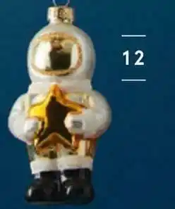 Monoprix Ornement en verre astronaute offre