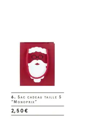 Monoprix Monoprix sac cadeau taille s offre