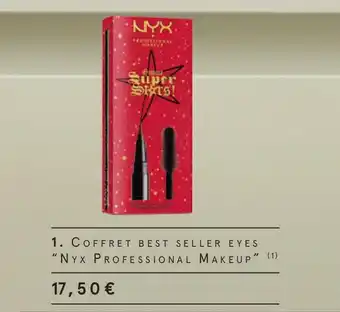 Nyx professional makeup coffret best seller eyes