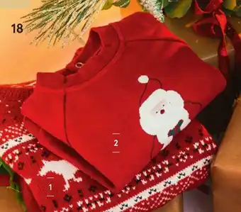 Monoprix Pull bébé père noël offre