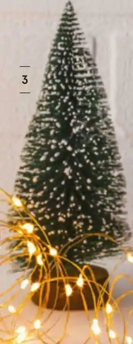 Sapin vert sur socle en bois
