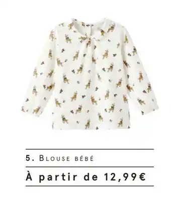 Monoprix Blouse bébé offre