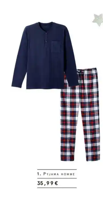 Monoprix Pyjama homme offre