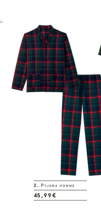 Monoprix Pyjama homme offre