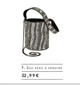 Sac seau Ă sequins