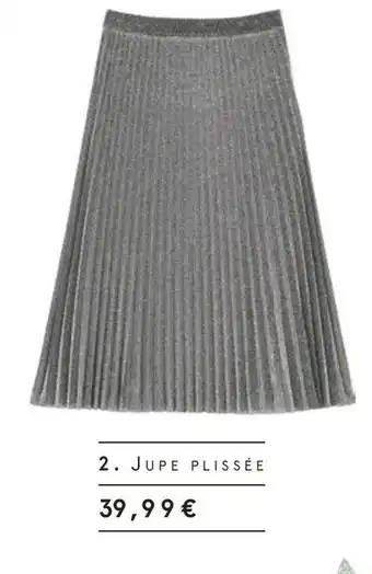 Monoprix Jupe plissée offre