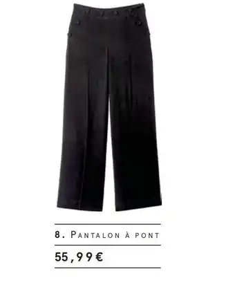 Monoprix Pantalon à pont offre