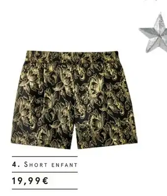 Monoprix Short enfant offre