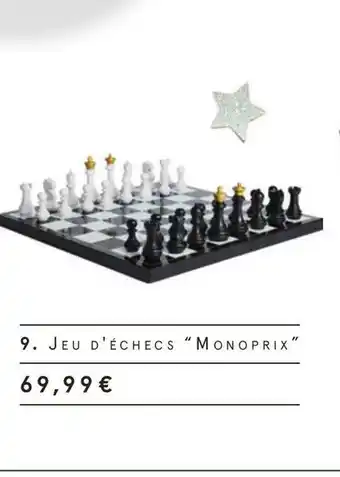 Monoprix Monoprix jeu d'échecs offre