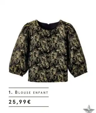 Monoprix Blousee enfant offre