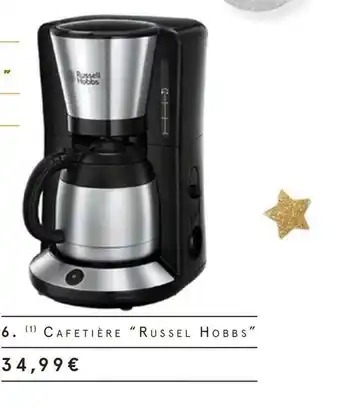 Monoprix Russel hobbs cafetière offre