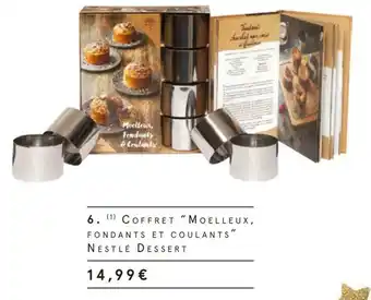 Monoprix Nestlé coffret "moelleux fondants et coulants" offre