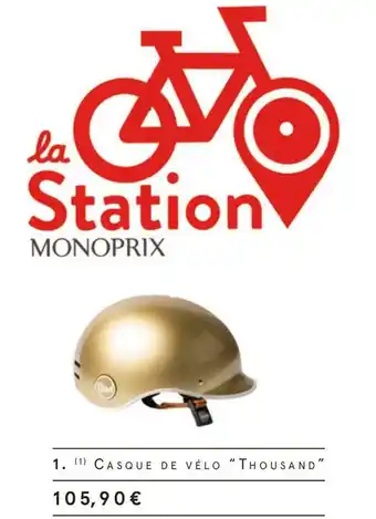 Monoprix Casque de vélo "thousand" offre