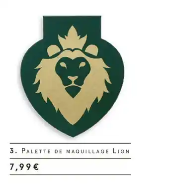 Palette de maquillage lion